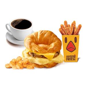 NEW EGG SAUSAGE CROISSANWICH