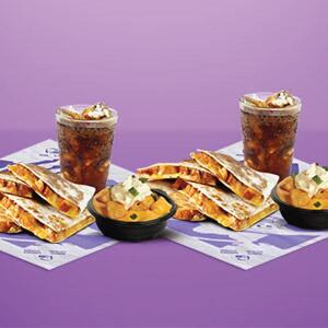 Double Quesadilla Meal (Buy one Get One free)