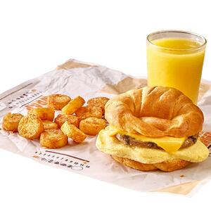 Egg Sausage Croissan’wich