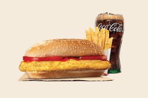 Bean Burger Meal