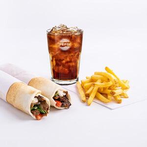 وجبة شاورما لحم وجبة شاورما لحم