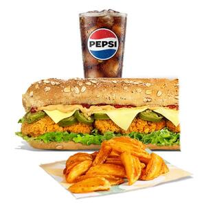 وجبة سبايسي تشكن فيليه وجبة سبايسي تشكن فيليه