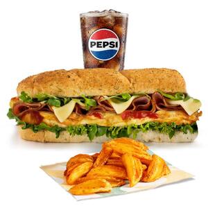 وجبة ديك رومي مدخن مع البيض و الجبنه وجبة ديك رومي مدخن مع البيض و الجبنه