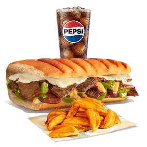 وجبة ذي بيق تشيز ستيك وجبة ذي بيق تشيز ستيك