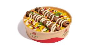 كباب مع أرز 