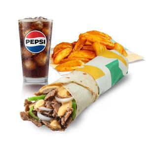 وجبة راب ستيك آند تشيدر وجبة راب ستيك آند تشيدر