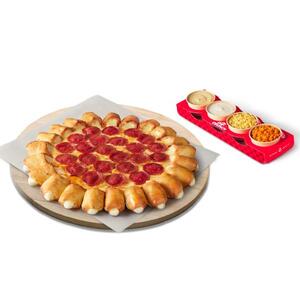 تشيزي بايتس بيتزا (لارج) تشيزي بايتس بيتزا (لارج)