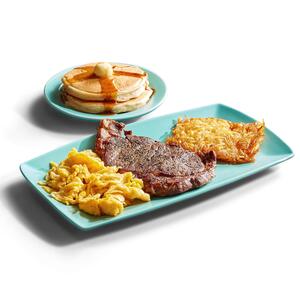 &nbsp;ستيك 8 أونصات مع البيض