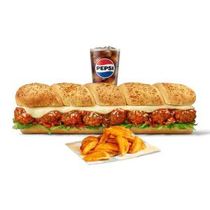 وجبة صب كرات اللحم