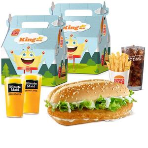 وجبة مع وجبتين أطفال