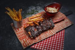 دوبل جليزد بيف باك ريبز