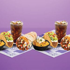 Volcano Burrito Meal (Buy one Get One free)