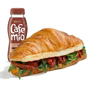 Halloumi Croissant + Cafemio